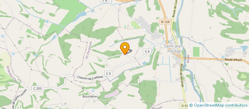 localisation de l'entreprise MONSIEUR DANIEL FEZAS  LANNEPAX