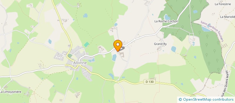 localisation de l'entreprise MONSIEUR DANIEL FICHET  ALLONNE