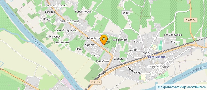 localisation de l'entreprise MONSIEUR DANIEL FIEVET  SAINT-MAIXANT