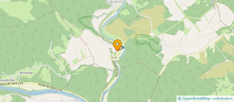 localisation de l'entreprise MONSIEUR DANIEL FIGUIE  SAULIAC-SUR-CELE