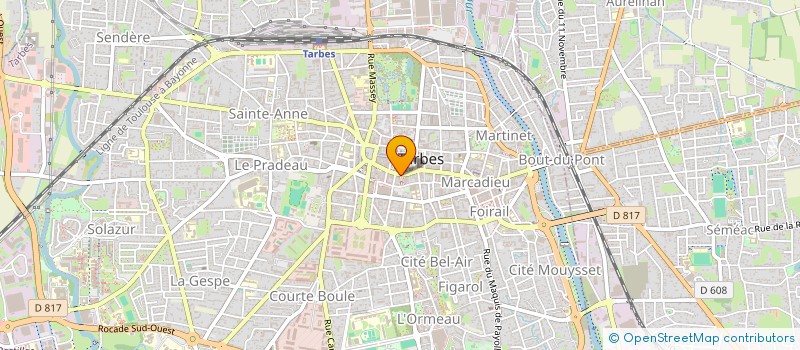 localisation de l'entreprise MONSIEUR DANIEL FINGHER  TARBES