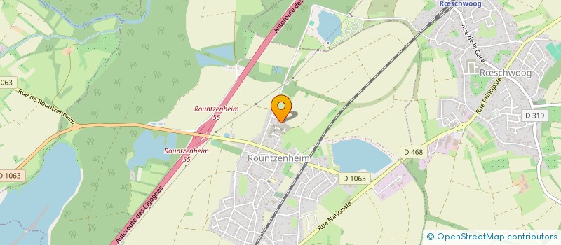 localisation de l'entreprise MONSIEUR DANIEL FISCHER  ROUNTZENHEIM-AUENHEIM