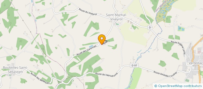 localisation de l'entreprise MONSIEUR DANIEL FISHER  SAINT-MARTIAL-VIVEYROL