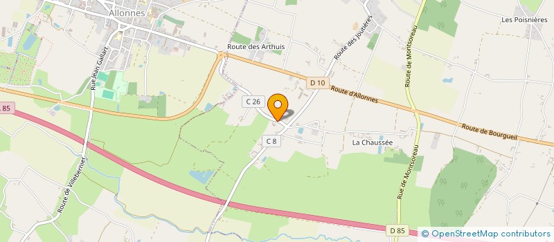 localisation de l'entreprise MONSIEUR DANIEL FISTAHL  BRAIN-SUR-ALLONNES