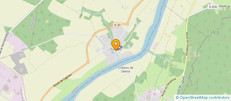 localisation de l'entreprise MONSIEUR DANIEL FLAMAND  LAGNIEU