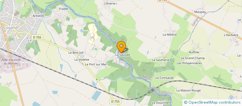 localisation de l'entreprise MONSIEUR DANIEL FLAVIN  GETIGNE