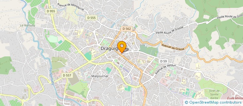 localisation de l'entreprise MONSIEUR DANIEL FLEURANCE à DRAGUIGNAN