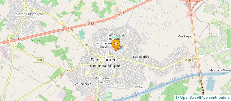 localisation de l'entreprise MONSIEUR DANIEL FLORES-SANCHEZ  SAINT-LAURENT-DE-LA-SALANQUE