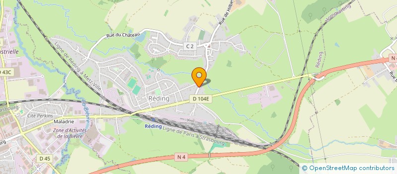 localisation de l'entreprise MONSIEUR DANIEL FOINANT  REDING