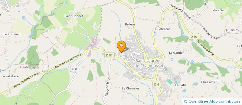 localisation de l'entreprise MONSIEUR DANIEL FOL  SAINT-CLEMENT-LES-PLACES