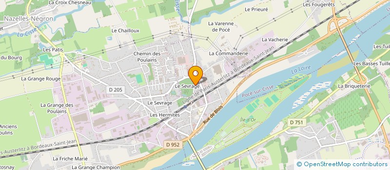 localisation de l'entreprise MONSIEUR DANIEL FOREST  POCE-SUR-CISSE