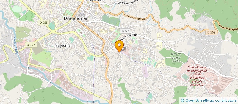 localisation de l'entreprise MONSIEUR DANIEL FORMISANO à DRAGUIGNAN