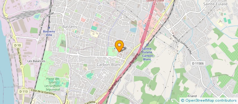 localisation de l'entreprise MONSIEUR DANIEL FORT  CARBON-BLANC