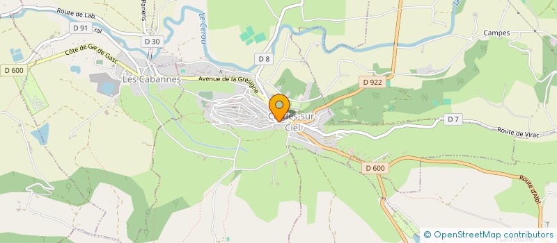 localisation de l'entreprise MONSIEUR DANIEL FOSSE à CORDES-SUR-CIEL