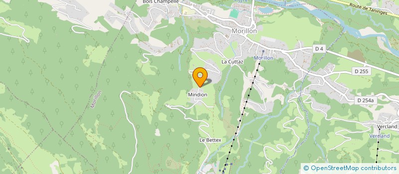 localisation de l'entreprise MONSIEUR DANIEL FOUBERT  MORILLON