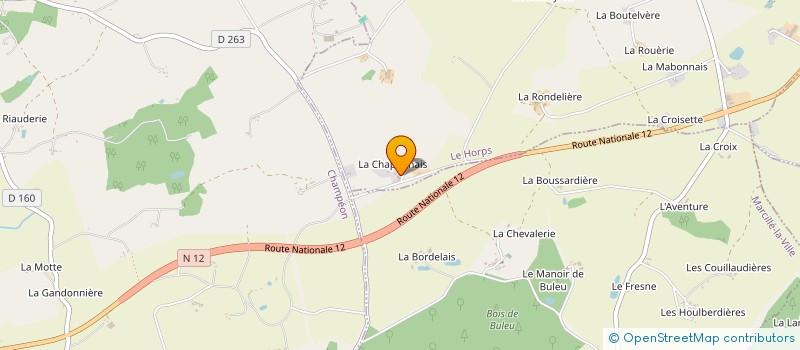 localisation de l'entreprise MONSIEUR DANIEL FOUCHER  LE HORPS