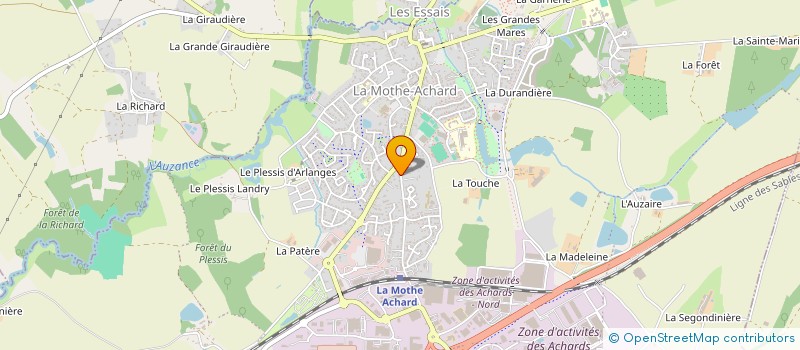 localisation de l'entreprise MONSIEUR DANIEL FOUCHER à LES ACHARDS