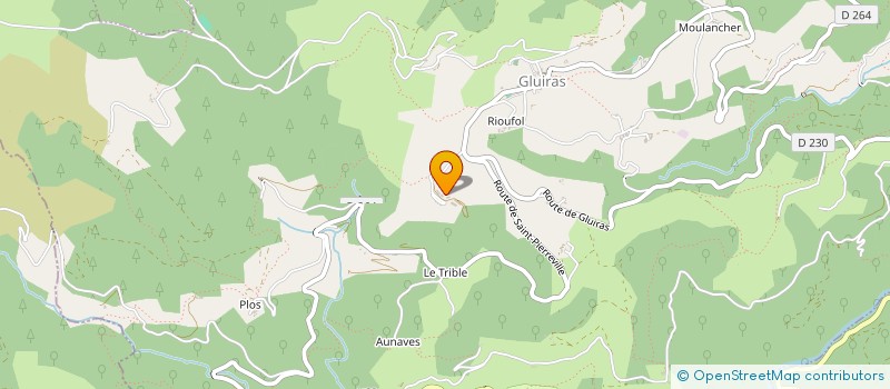 localisation de l'entreprise MONSIEUR DANIEL FOUGIER  GLUIRAS