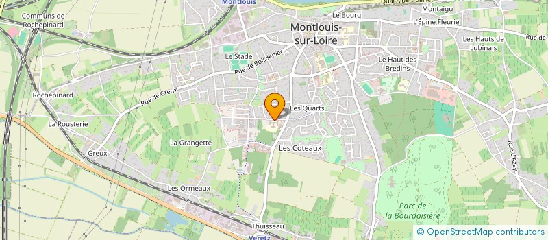 localisation de l'entreprise MONSIEUR DANIEL FOUILLOUX  MONTLOUIS-SUR-LOIRE