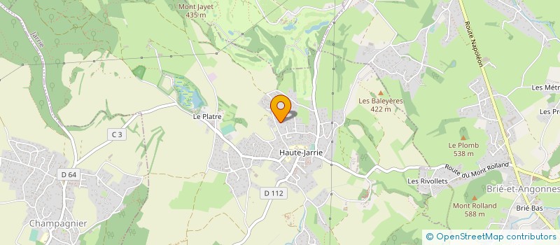 localisation de l'entreprise MONSIEUR DANIEL FOUR à JARRIE