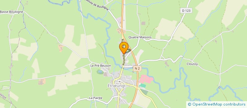 localisation de l'entreprise MONSIEUR DANIEL FOURDRIGNIER  ETRUNGT