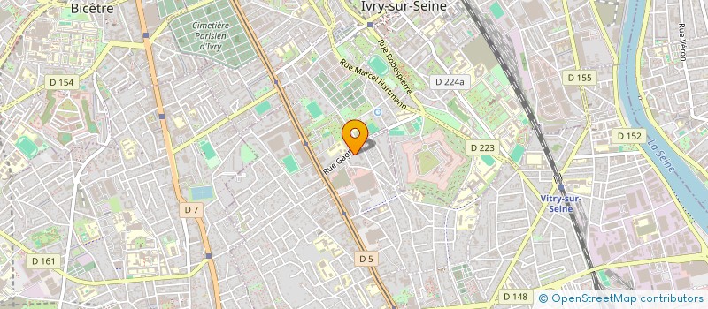 localisation de l'entreprise MONSIEUR DANIEL FOURNEUF à VITRY-SUR-SEINE
