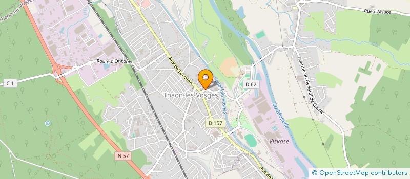 localisation de l'entreprise MONSIEUR DANIEL FOURNIER  THAON-LES-VOSGES