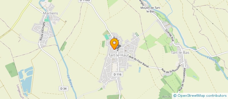 localisation de l'entreprise MONSIEUR DANIEL FRAEYE  TART