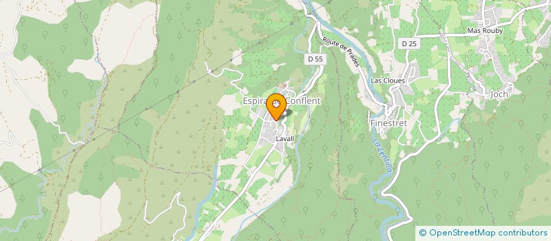 localisation de l'entreprise MONSIEUR DANIEL FRAISSE  ESPIRA-DE-CONFLENT