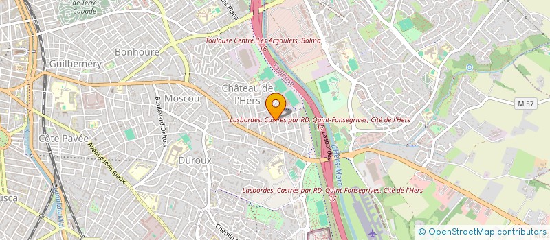 localisation de l'entreprise MONSIEUR DANIEL FRAJDENRAJCH à TOULOUSE