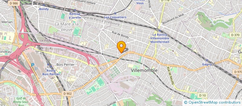 localisation de l'entreprise MONSIEUR DANIEL FRANCHI à VILLEMOMBLE