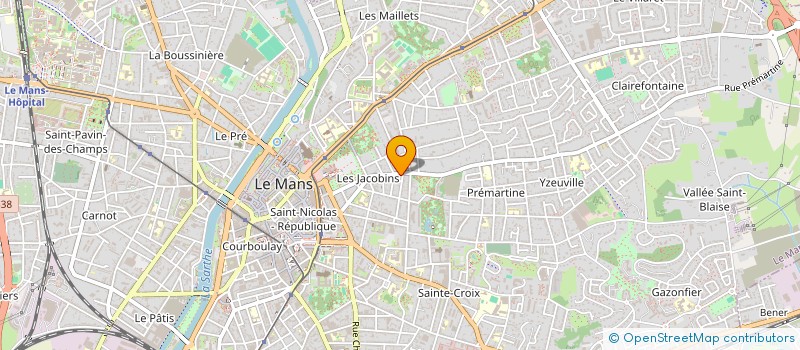 localisation de l'entreprise MONSIEUR DANIEL FRANCIN à LE MANS