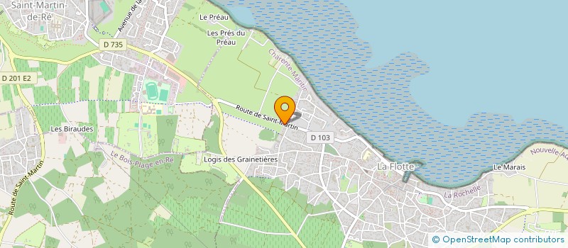 localisation de l'entreprise MONSIEUR DANIEL FRANCOIS  LA FLOTTE