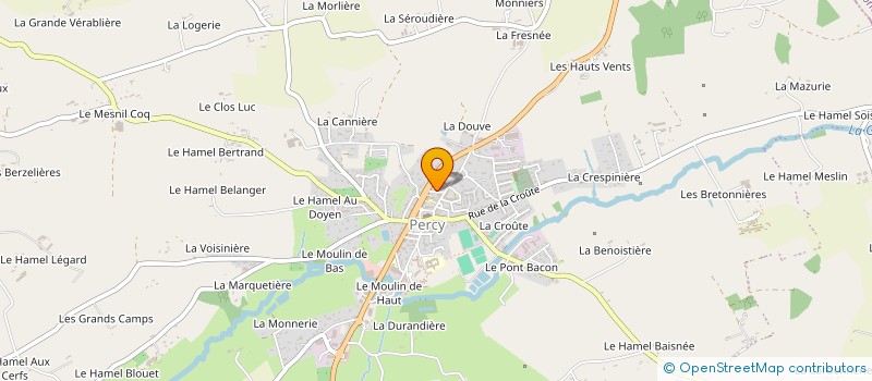 localisation de l'entreprise MONSIEUR DANIEL FRANCOIS à PERCY-EN-NORMANDIE