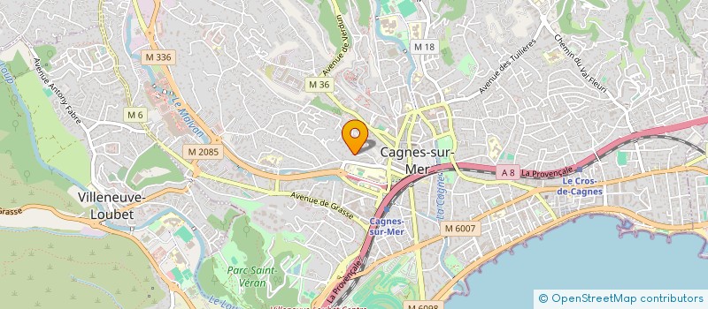 localisation de l'entreprise MONSIEUR DANIEL FRANQUIN à CAGNES-SUR-MER