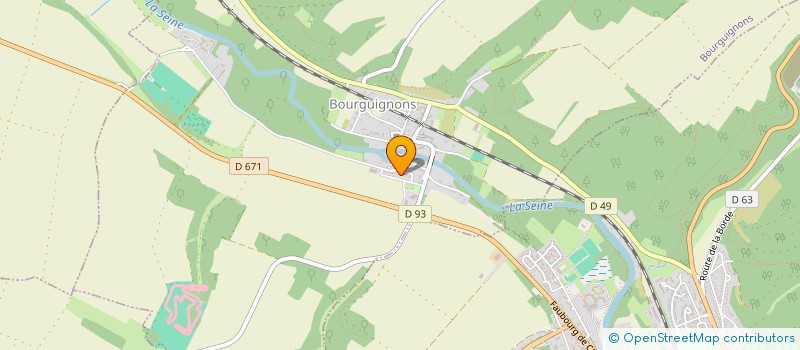 localisation de l'entreprise MONSIEUR DANIEL FRANZINO  BOURGUIGNONS