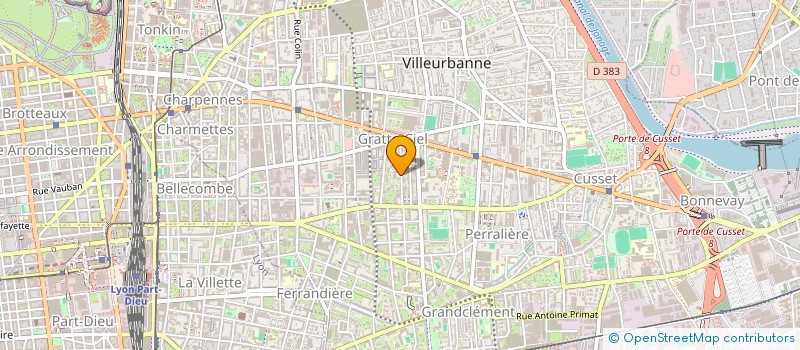 localisation de l'entreprise MONSIEUR DANIEL FRASNAY à VILLEURBANNE