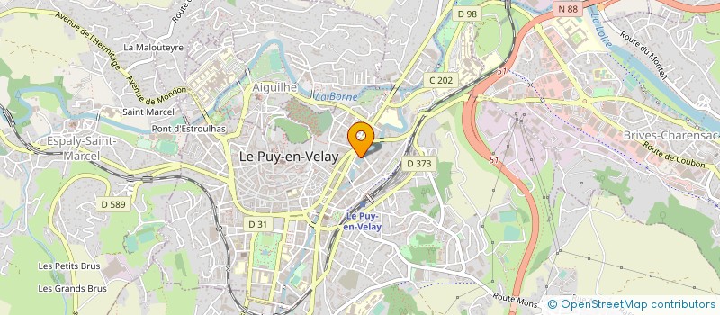 localisation de l'entreprise MONSIEUR DANIEL FRASSE à LE PUY-EN-VELAY