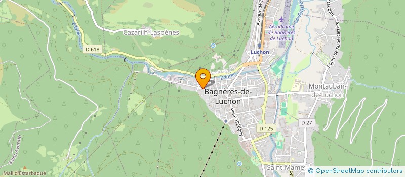 localisation de l'entreprise MONSIEUR DANIEL FRESQUET à BAGNERES-DE-LUCHON