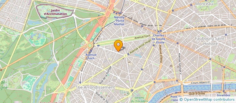 localisation de l'entreprise MONSIEUR DANIEL FRICARD  PARIS