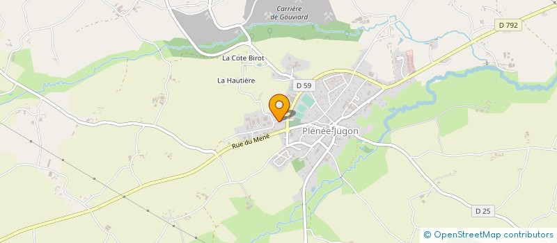 localisation de l'entreprise MONSIEUR DANIEL FROMENTIN à PLENEE-JUGON