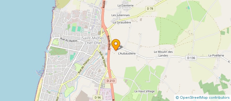 localisation de l'entreprise MONSIEUR DANIEL FROMENTIN à SAINT-MICHEL-CHEF-CHEF