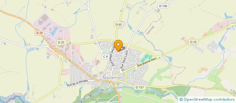 localisation de l'entreprise MONSIEUR DANIEL FROUIN  MAULEVRIER