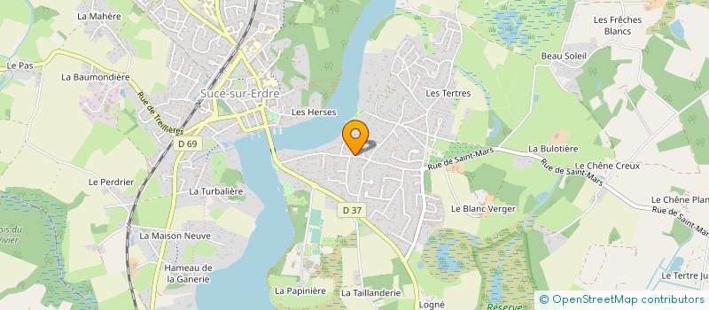 localisation de l'entreprise MONSIEUR DANIEL FURET  SUCE-SUR-ERDRE