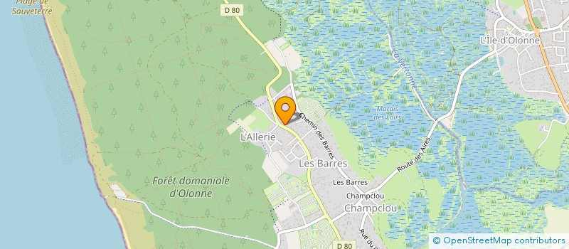 localisation de l'entreprise MONSIEUR DANIEL GABOYARD à LES SABLES D'OLONNE