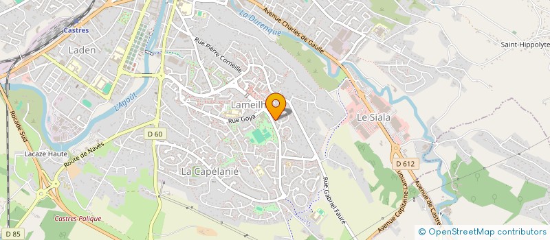 localisation de l'entreprise MONSIEUR DANIEL GABRIEL  CASTRES