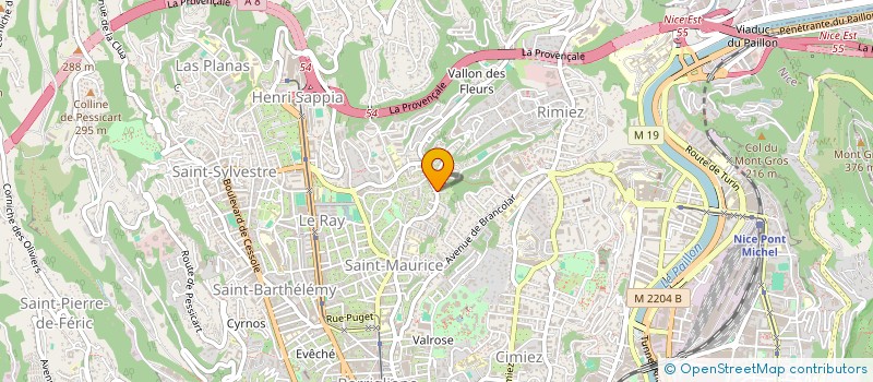 localisation de l'entreprise MONSIEUR DANIEL GABRIELE  NICE