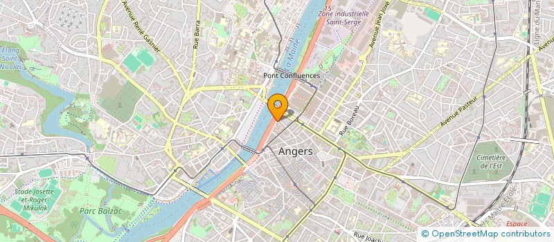 localisation de l'entreprise MONSIEUR DANIEL GACHET à ANGERS