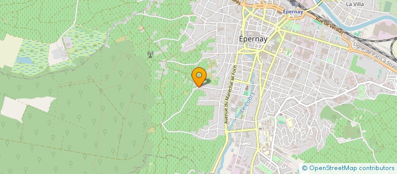localisation de l'entreprise MONSIEUR DANIEL GADAUT  EPERNAY