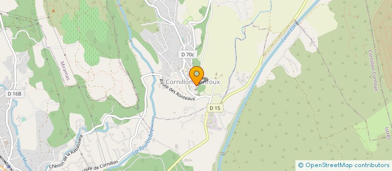 localisation de l'entreprise MONSIEUR DANIEL GAGNON à CORNILLON-CONFOUX